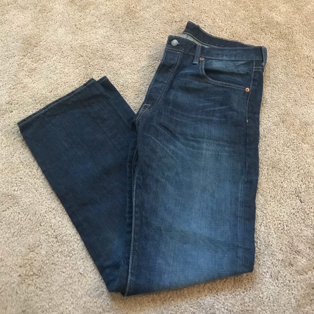 Levi’s 501 Jeans NWOT Dark Blue button fly